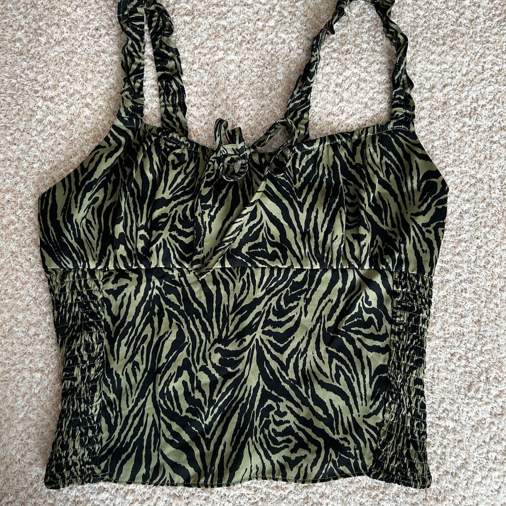 Zebra Print Women's Top